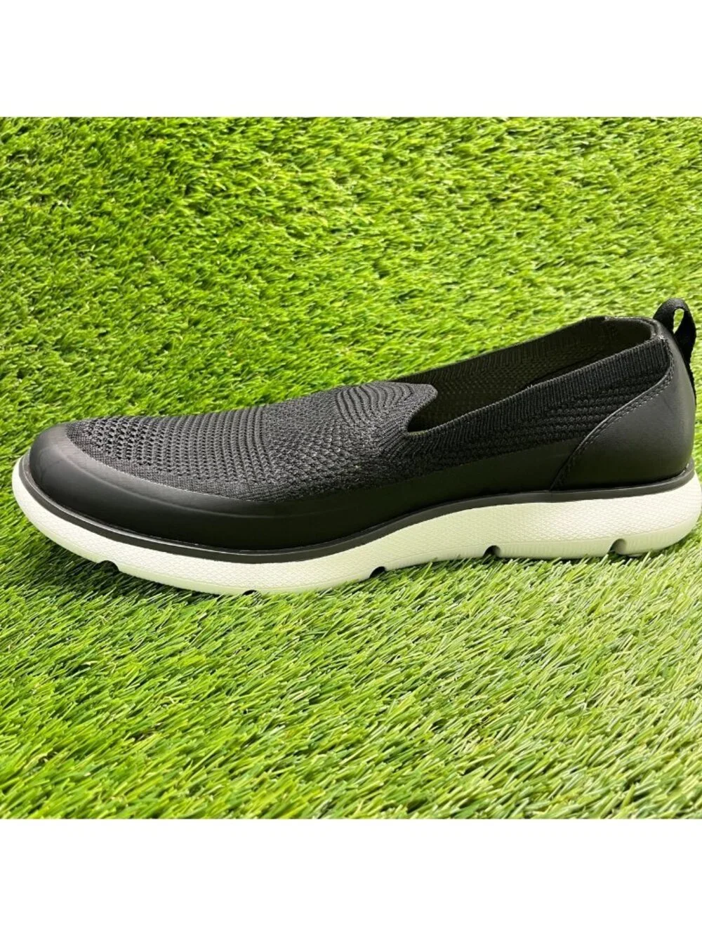 Cole Haan ZeroGrand Omni Mens Size 12 Black White Casual Classic Slip-On Shoes